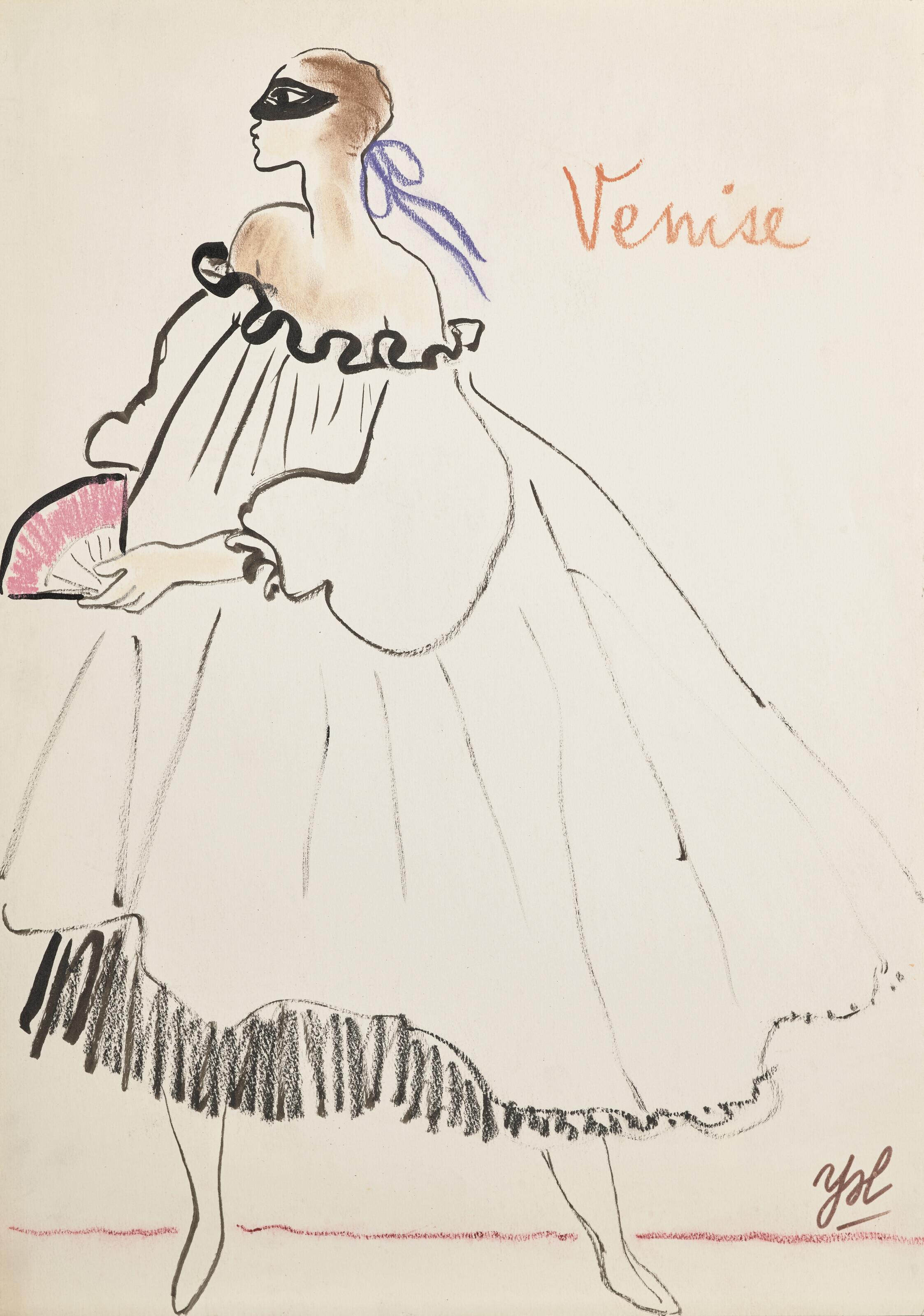 Yves Saint Laurent - Sans titre (Venise)