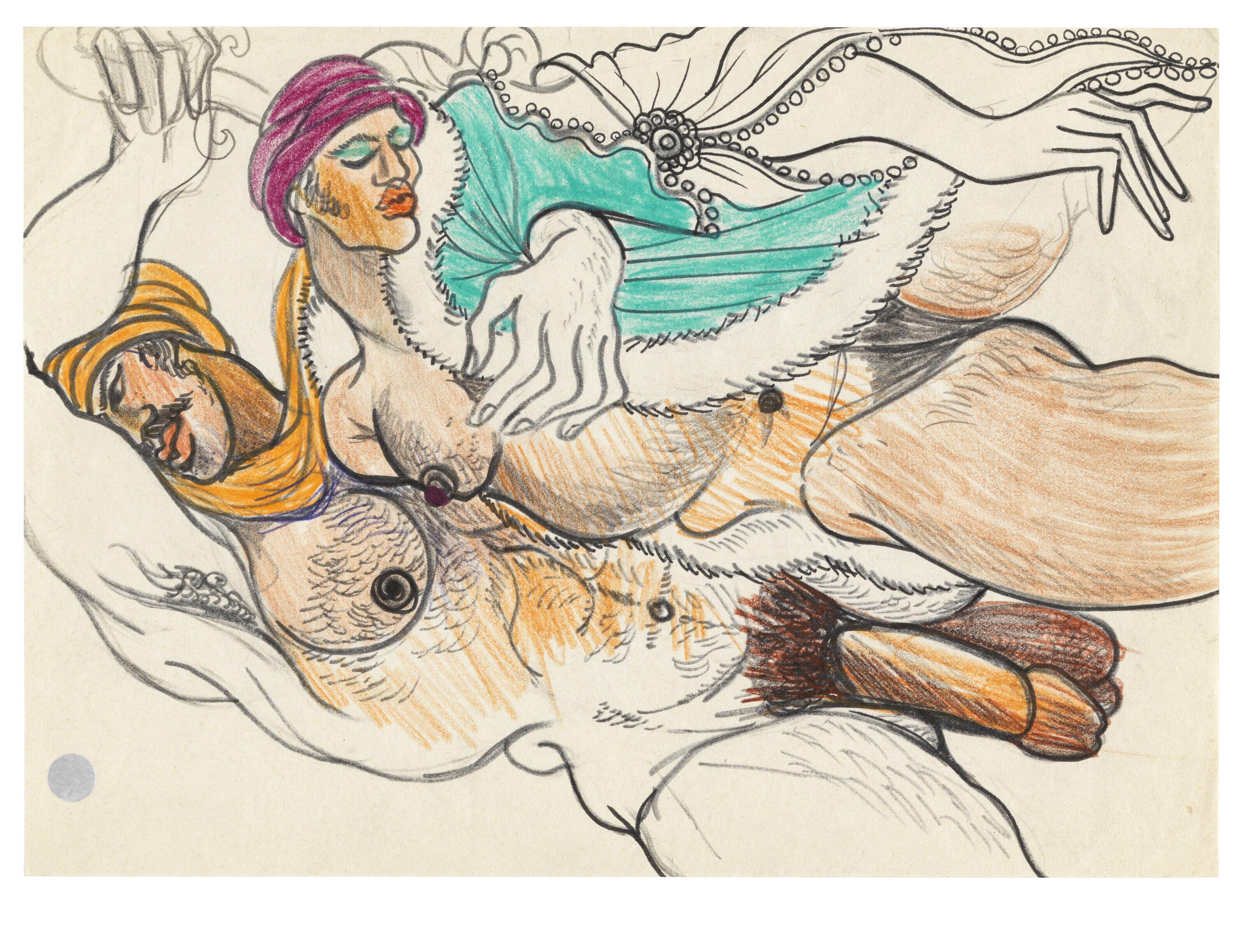 Yves Saint Laurent - Scène Erotique Maroc