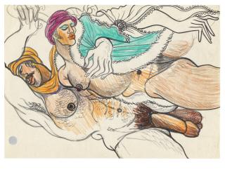 Yves Saint Laurent - Scène Erotique Maroc