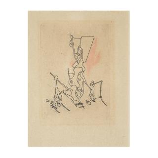 Yves Tanguy - L\'Antitête, illustration pour Tristan Tzara, 1949