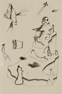 Yves Tanguy - Projet d\'illustration pour la couverture de \