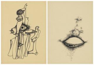 Yves Tanguy - Sans titre (recto and verso)