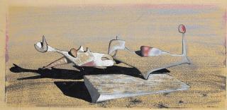 Yves Tanguy - Titre Inconnu (Composition Surréaliste)