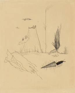 Yves Tanguy - Untitled (Dessin Automatique)