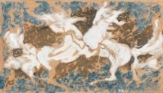 Yvette Achkar - Two White Horses