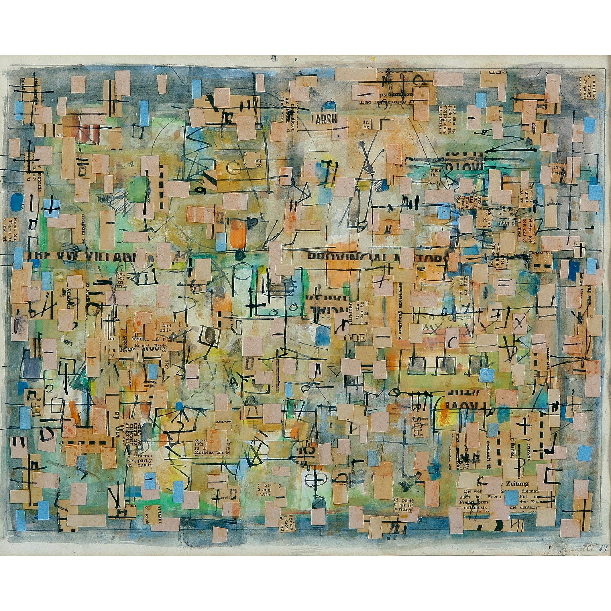 Yvonne Audette - Australian collage No. 67