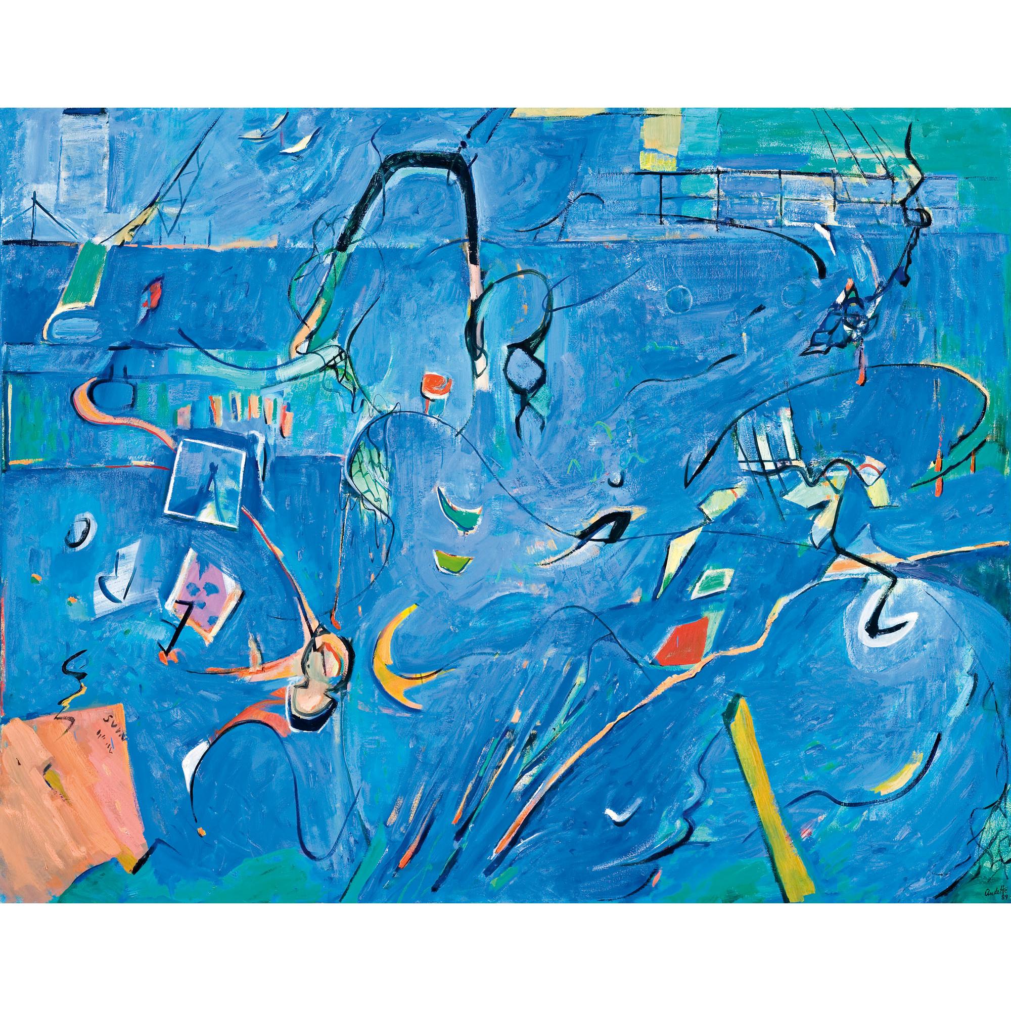 Yvonne Audette - Australian Storm Hit The Loading Cable At Victoria Dock