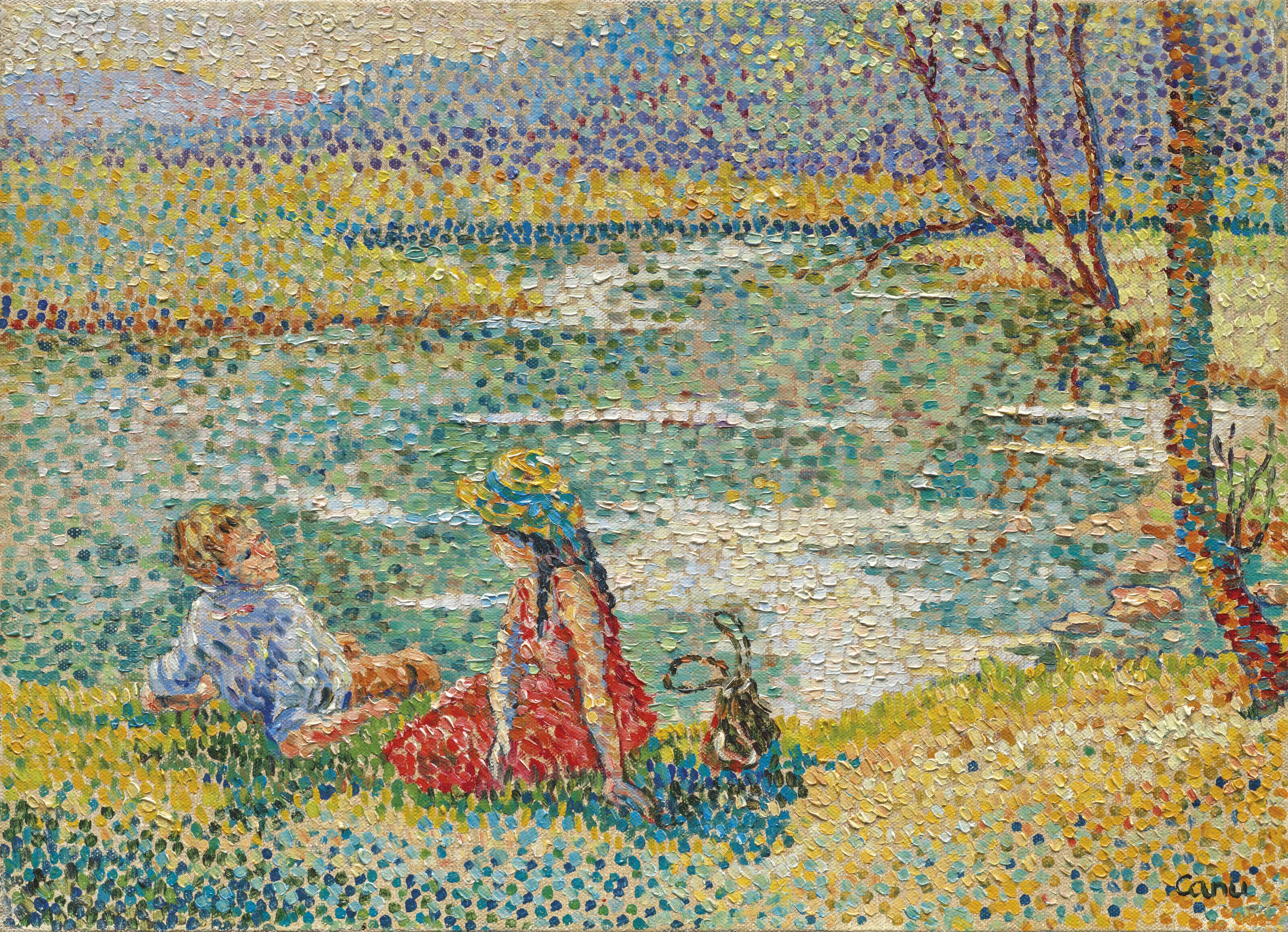 Yvonne Canu - Au bord de l\'eau