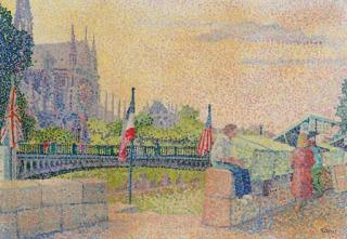 Yvonne Canu - La rosace de Notre Dame à Paris