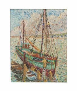 Yvonne Canu - La toilette du bateau