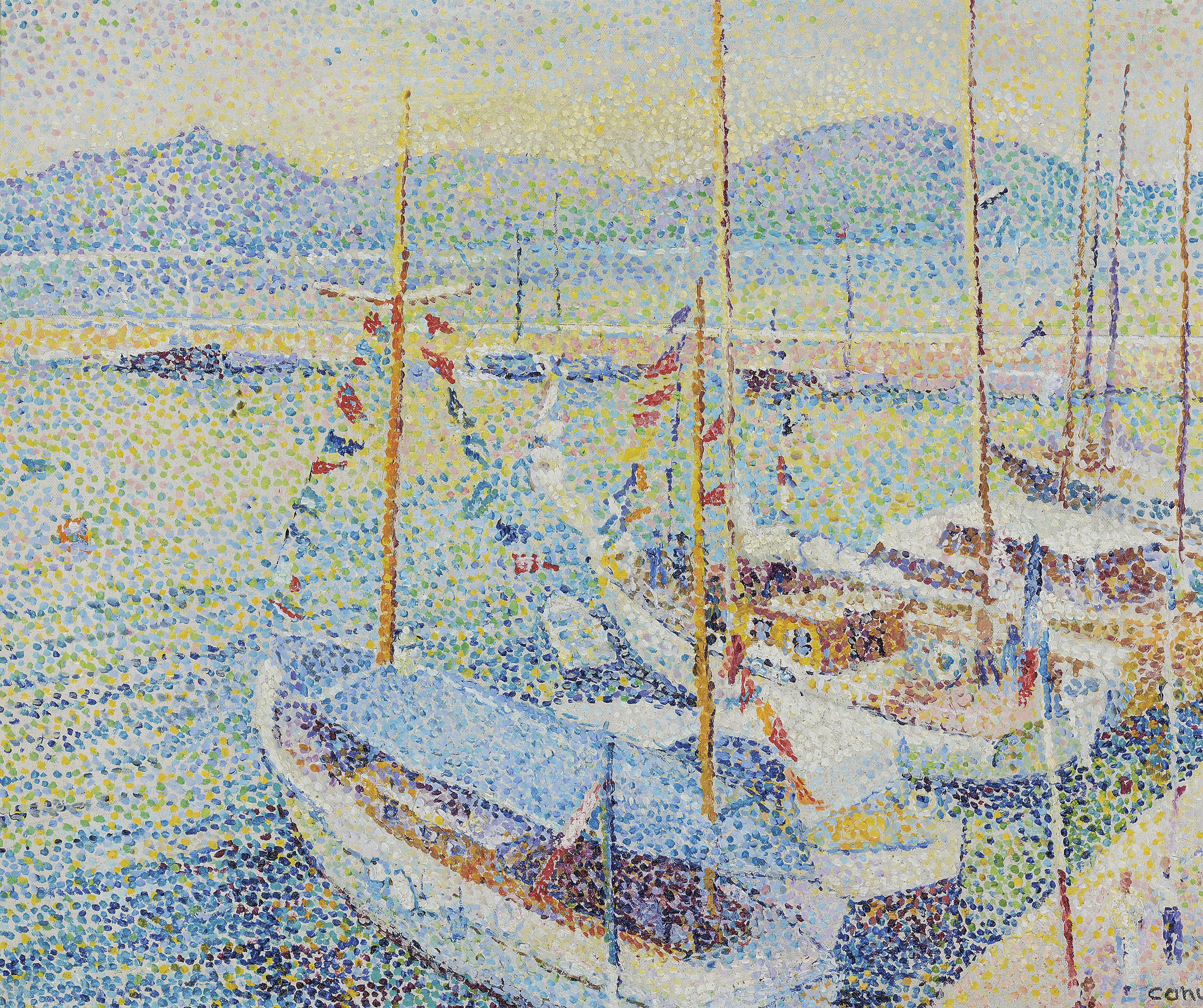 Yvonne Canu - Port à St Tropez