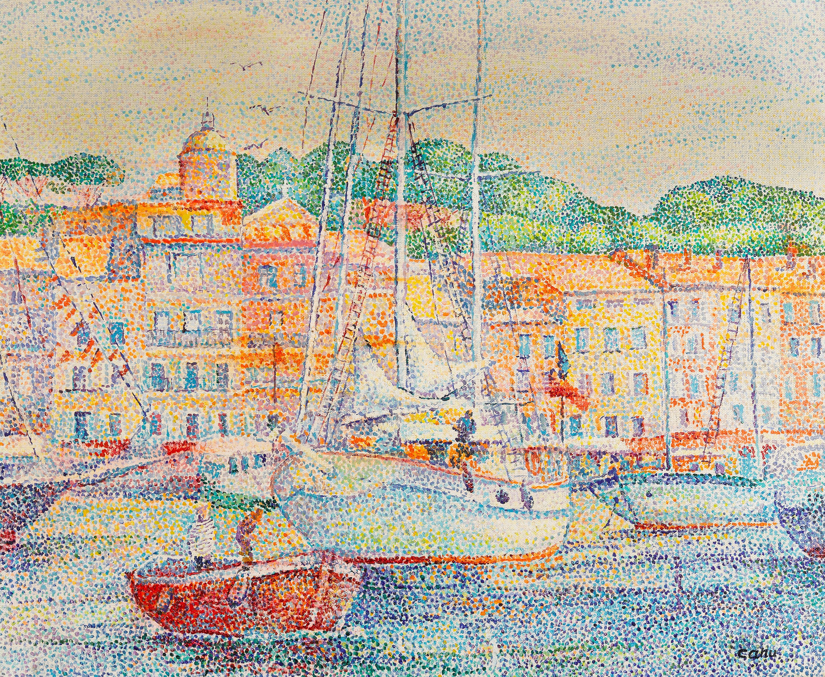 Yvonne Canu - Préparation aux régates à St. Tropez