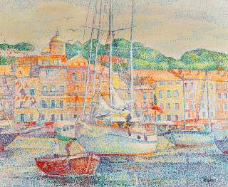 Yvonne Canu - Préparation aux régates à St. Tropez