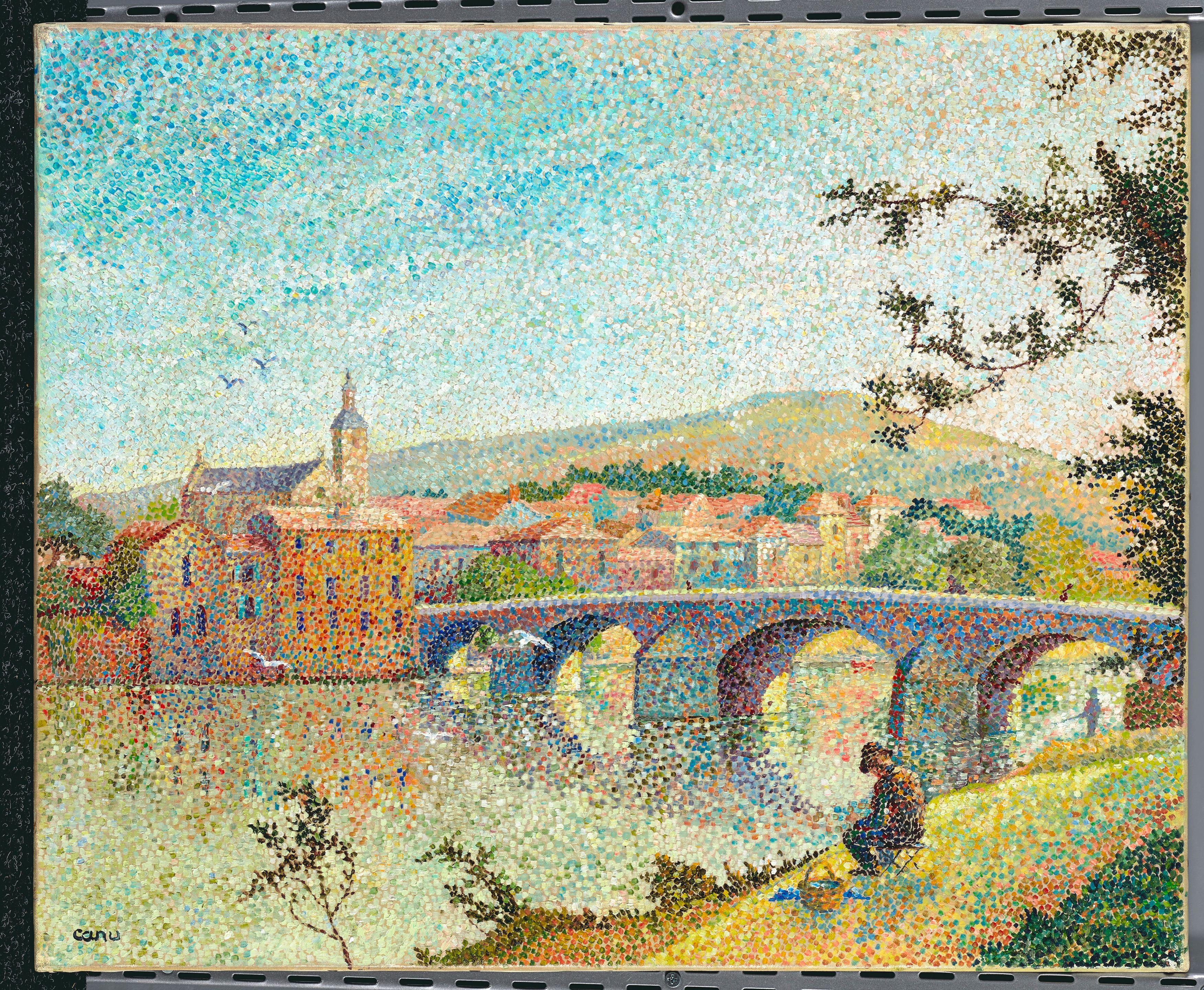 Yvonne Canu - Un pont en Provence