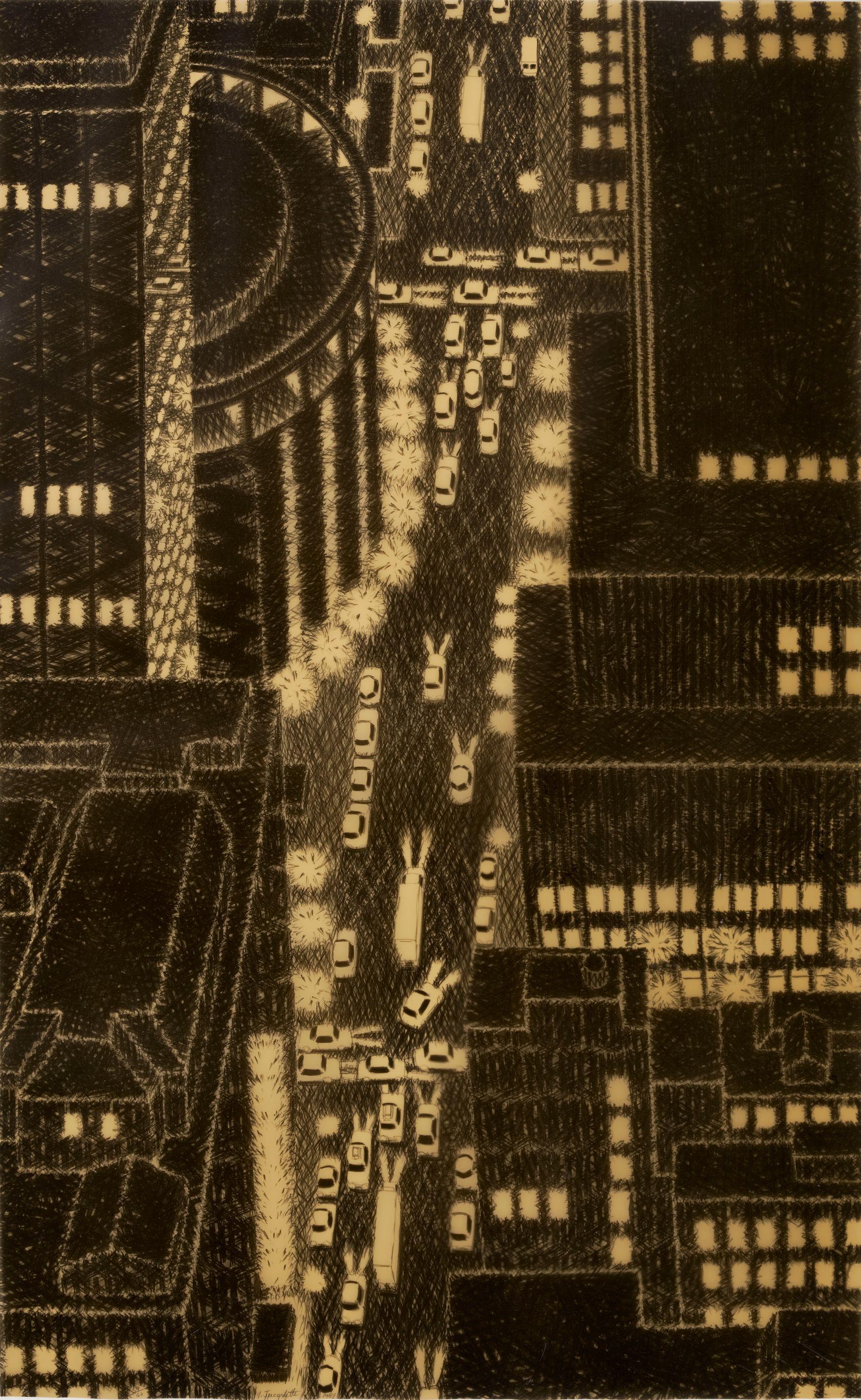 Yvonne Jacquette - Aerial View of 33rd Street