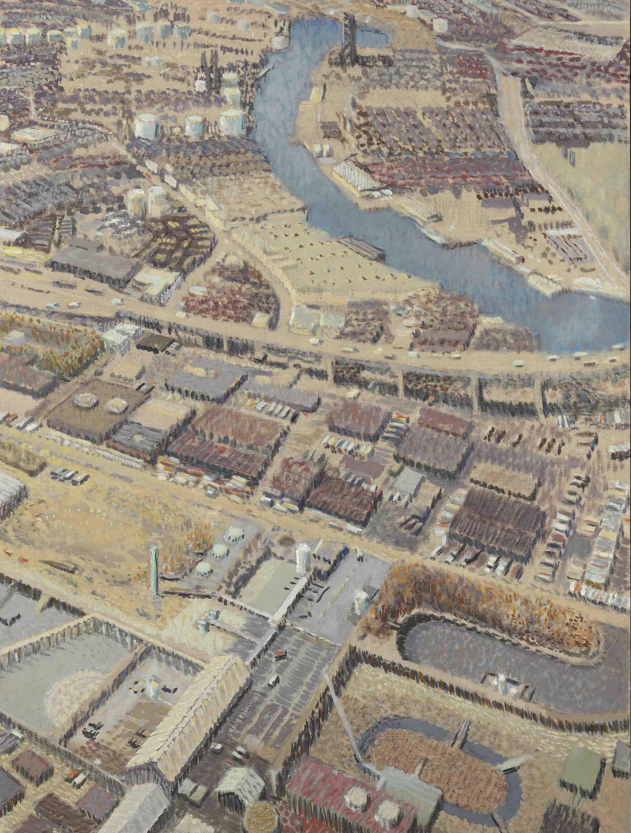 Yvonne Jacquette - Industrial Area, Queens