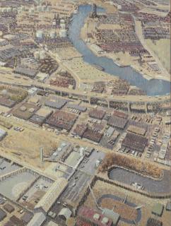 Yvonne Jacquette - Industrial Area, Queens