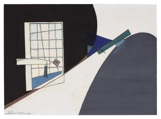 Zaha Hadid - Architectural Sketch - Prime Minister\'s House