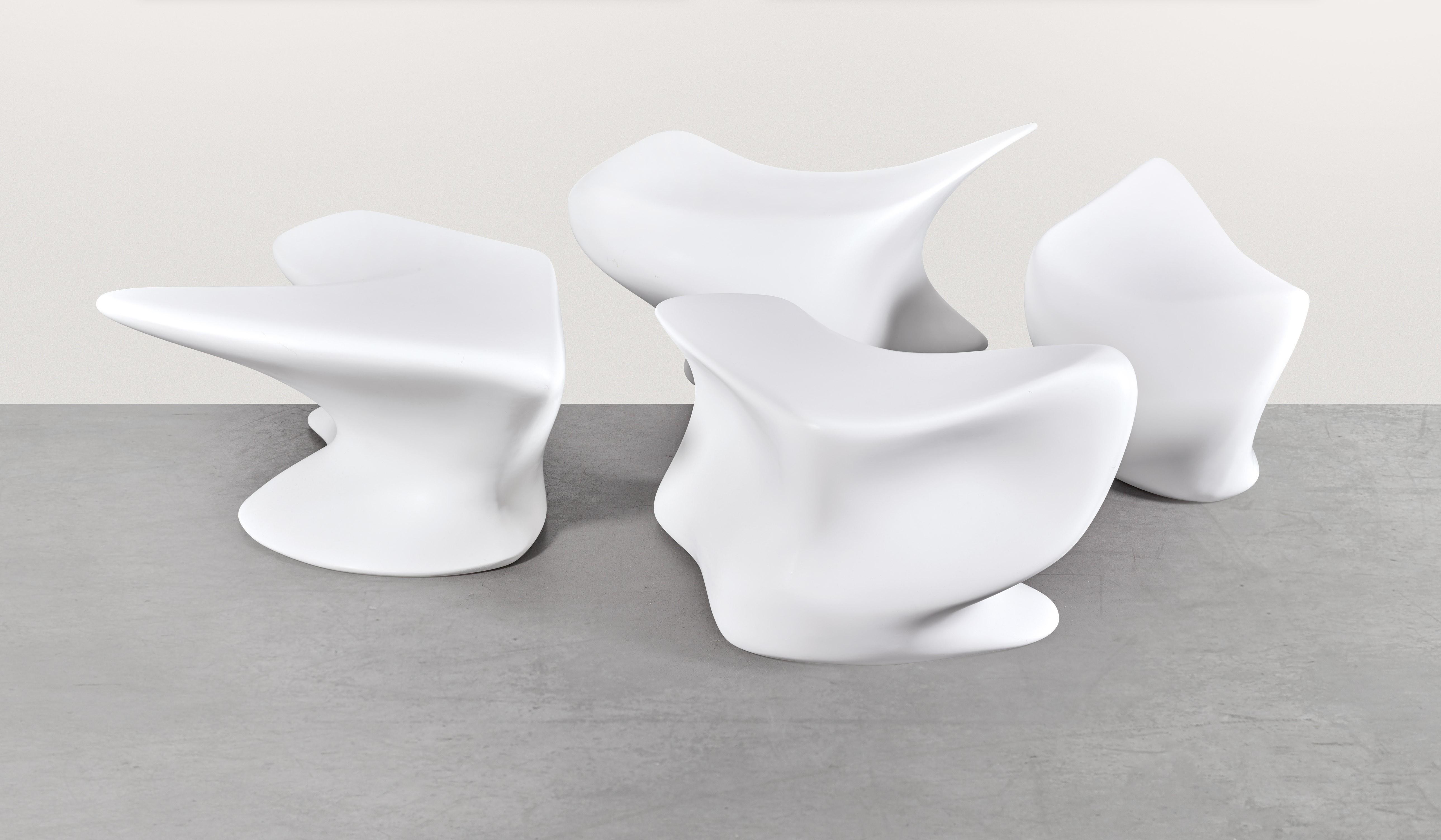 Zaha Hadid - \'Nekton\' Stools, From The \'Principal\' Collection