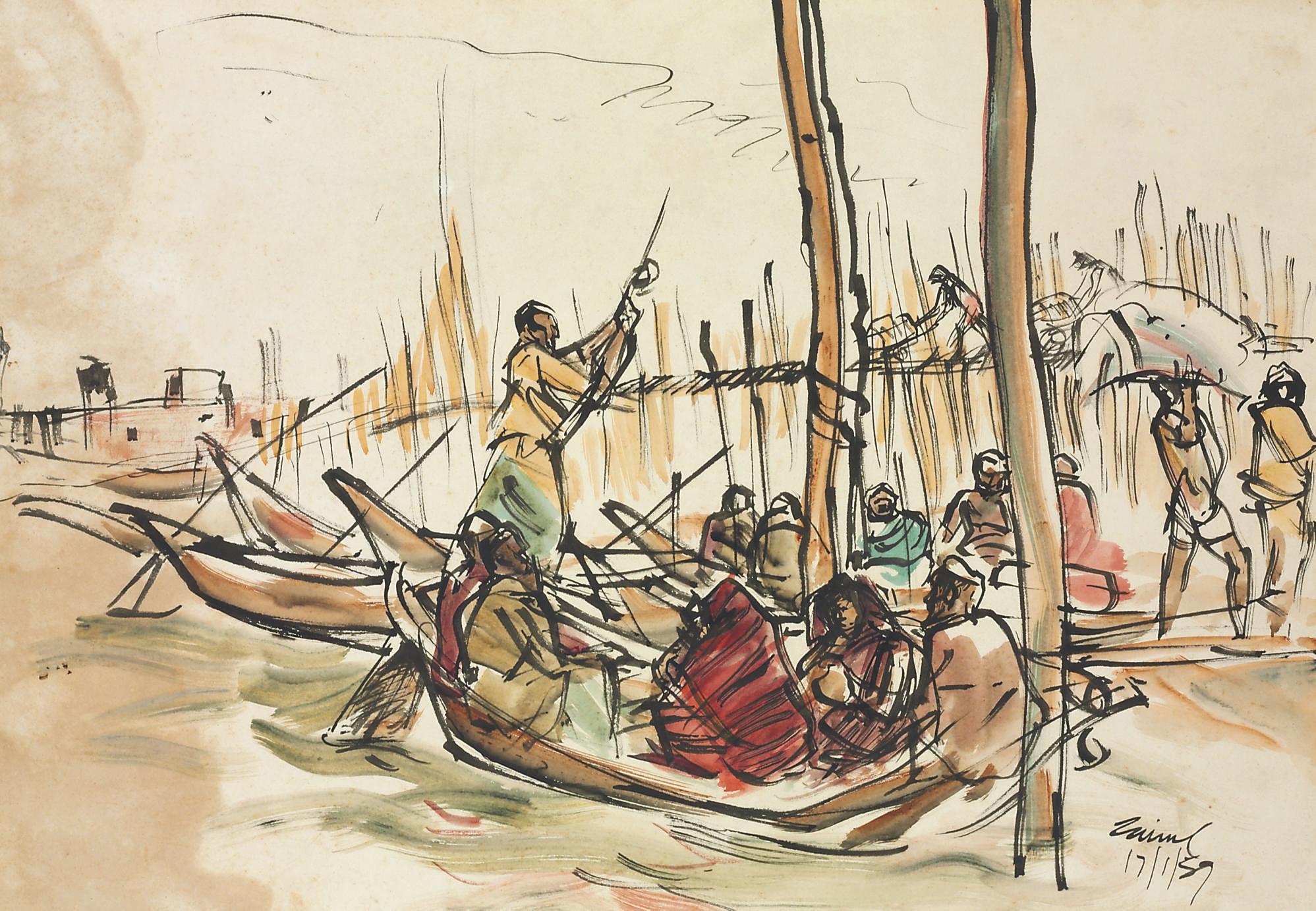 Zainul Abedin - Untitled
