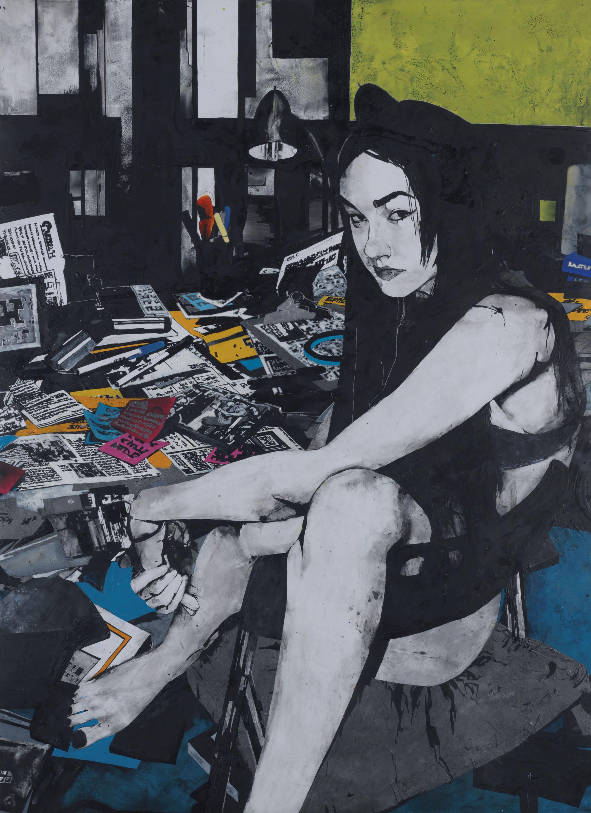 Zak Smith - Girls in the Naked Business: Sasha Grey