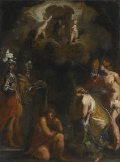 Zanobi Rosi - The Madonna And Child With Saints Catherine Or Mary Magdalene, Roch Or John, Michael And Two Bishop Saints