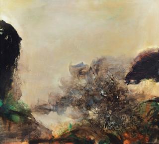Zao Wou-Ki - 24.01.73(Painted In 1973)