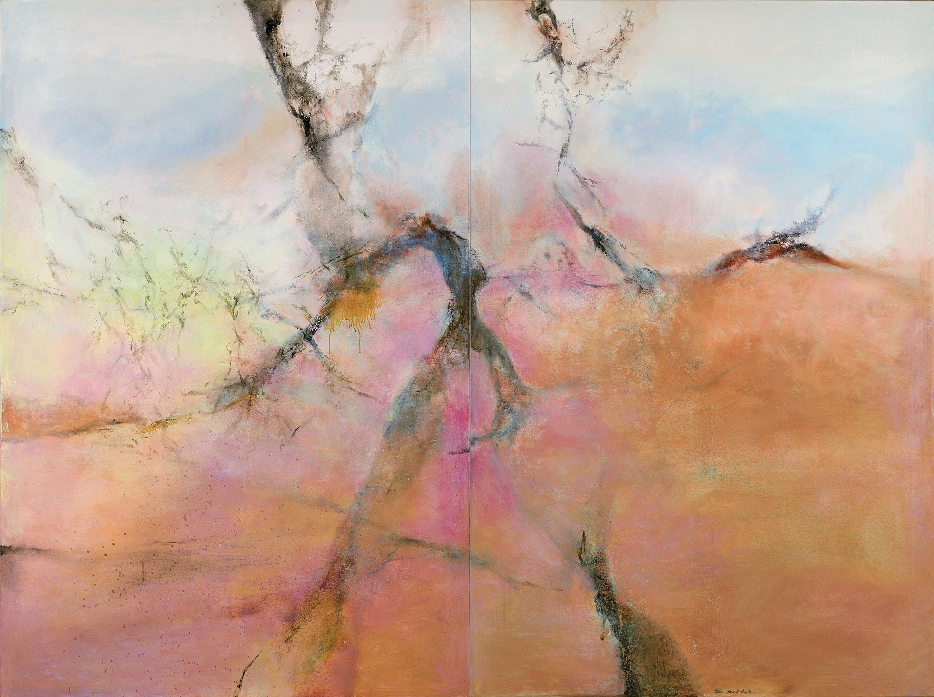 Zao Wou-Ki - 24.12.2002 – Diptyque