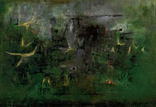 Zao Wou-Ki - 5-6-54 (Herbes)