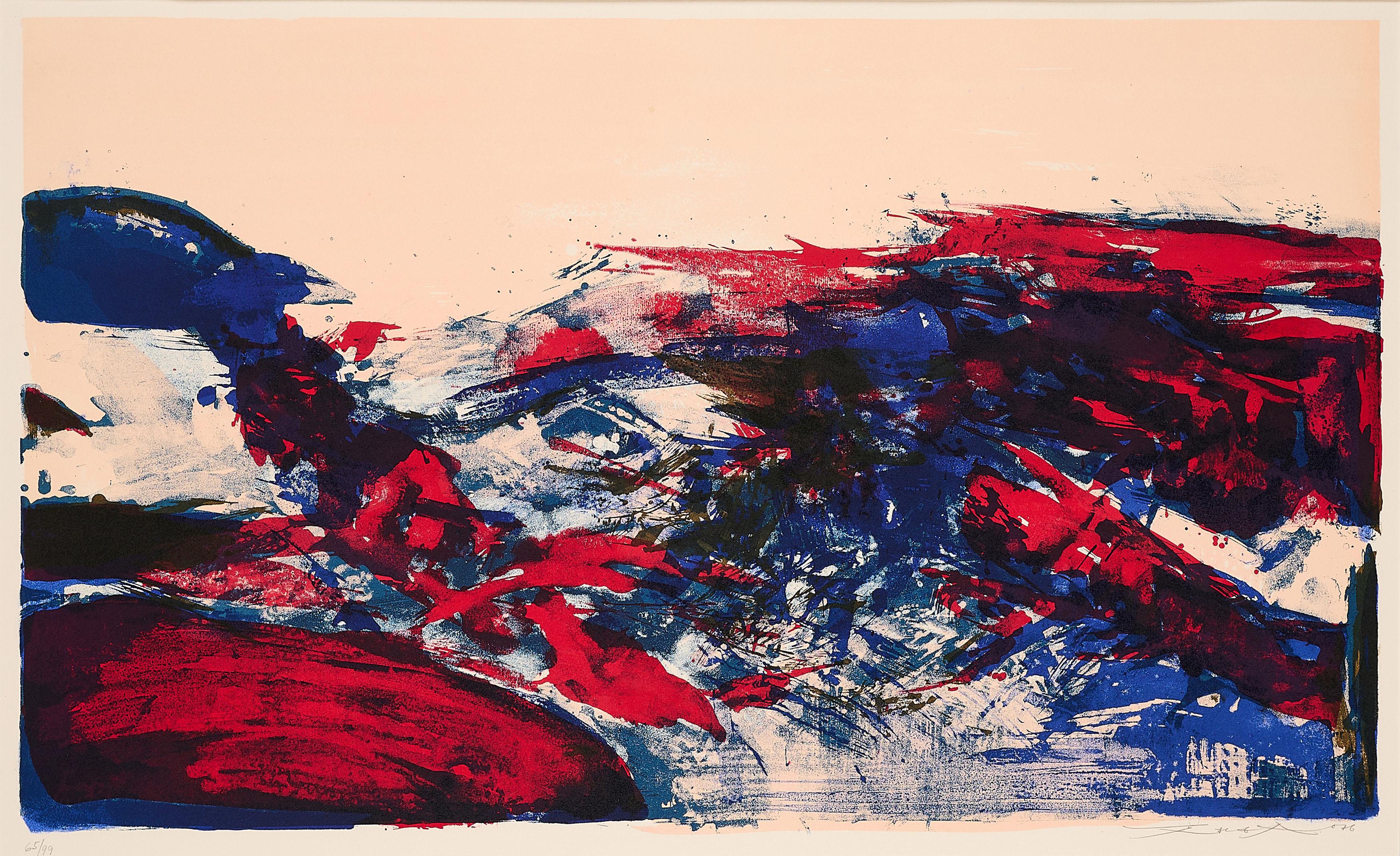 Zao Wou-Ki - Aus: A la Gloire de l\'Image et Art Poétique.