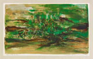 Zao Wou-ki - Composition en vert