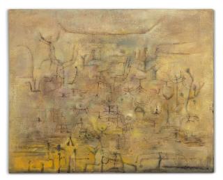 Zao Wou-Ki - Dans un jardin des plantes