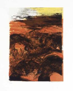 Zao Wou-Ki - Elégie Pour Jean-Marie (Ägerup 293-96)