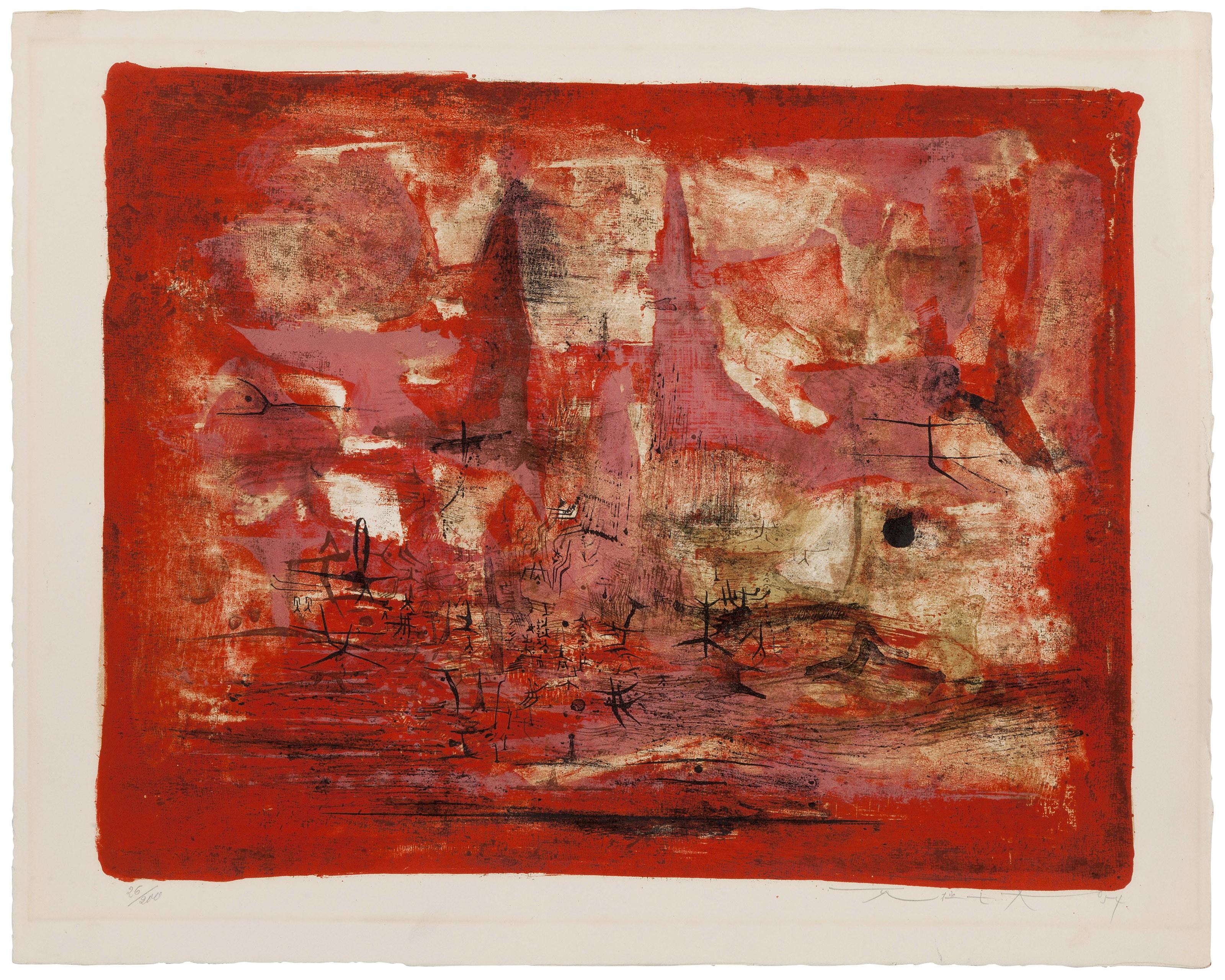 Zao Wou-Ki - Embrasement (Conflagration)