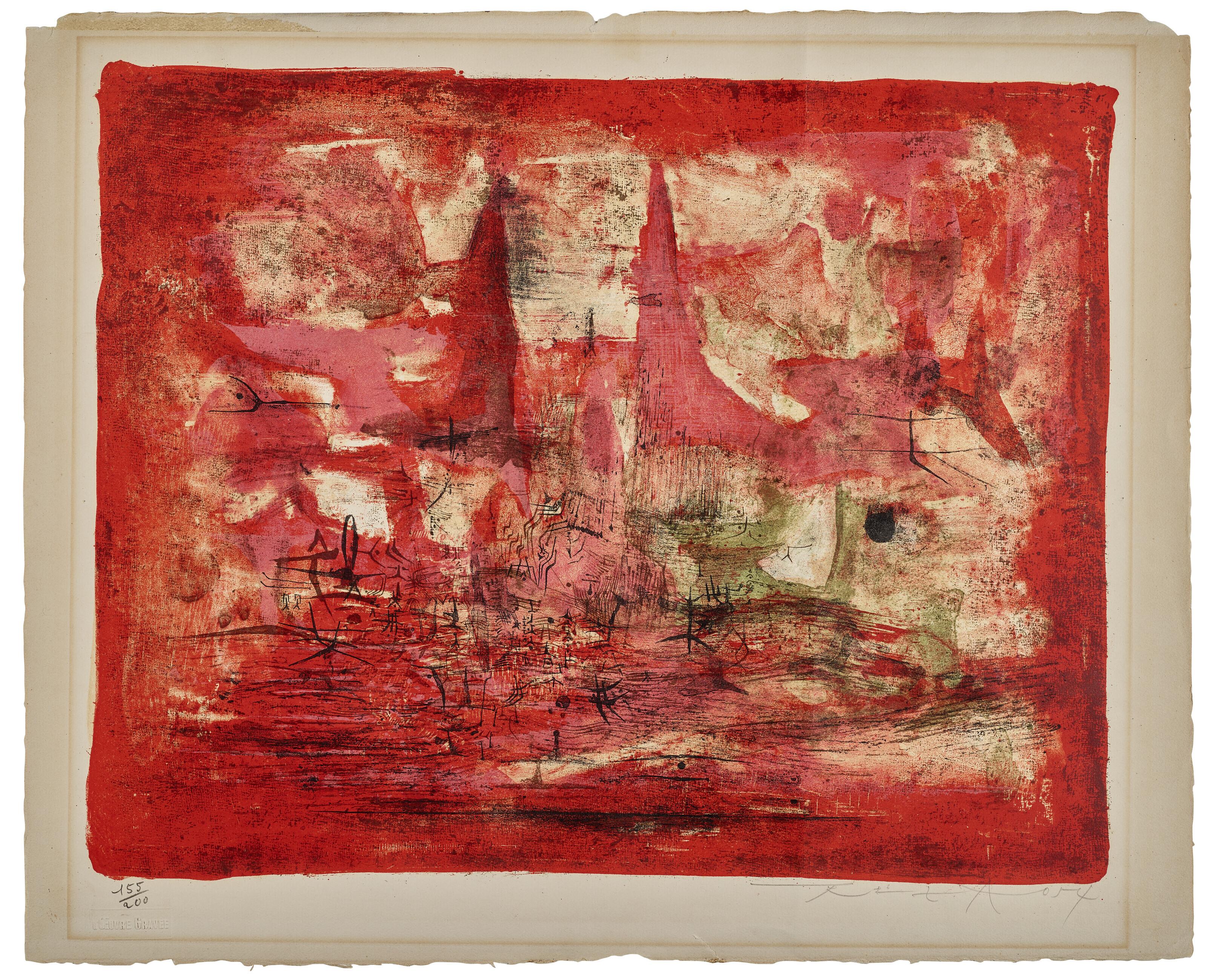 Zao Wou-Ki - Embrasement