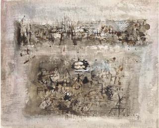 Zao Wou-Ki - Entre deux villes