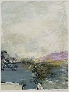 Zao Wou-Ki - Hommage À Nobutaka Shikanai