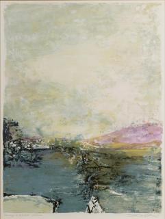 Zao Wou-Ki - Hommage à Nobutaka Shikanai