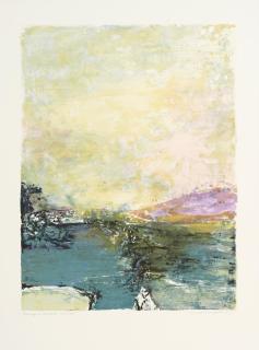 Zao Wou Ki - Hommage A Nobutaka Shikarai, 1991