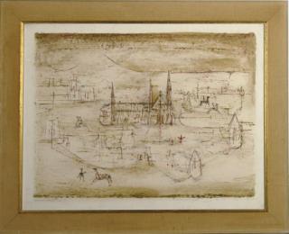 Zao Wou-Ki - La Vieille Ville (Agerup 80)