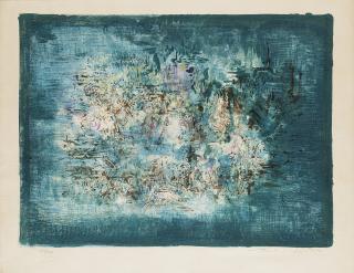 Zao Wou-Ki - Le petit jardin