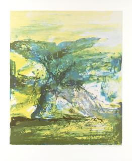Zao Wou-Ki - Le Printemps, from \'Les Quatres Saisons\'