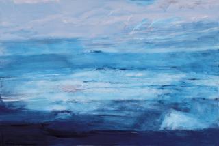 Zao Wou-Ki - Le soir à l’Hôtel du Palais (Palace Hotel by night)