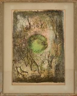 Zao Wou-Ki - Le Soleil Rouge