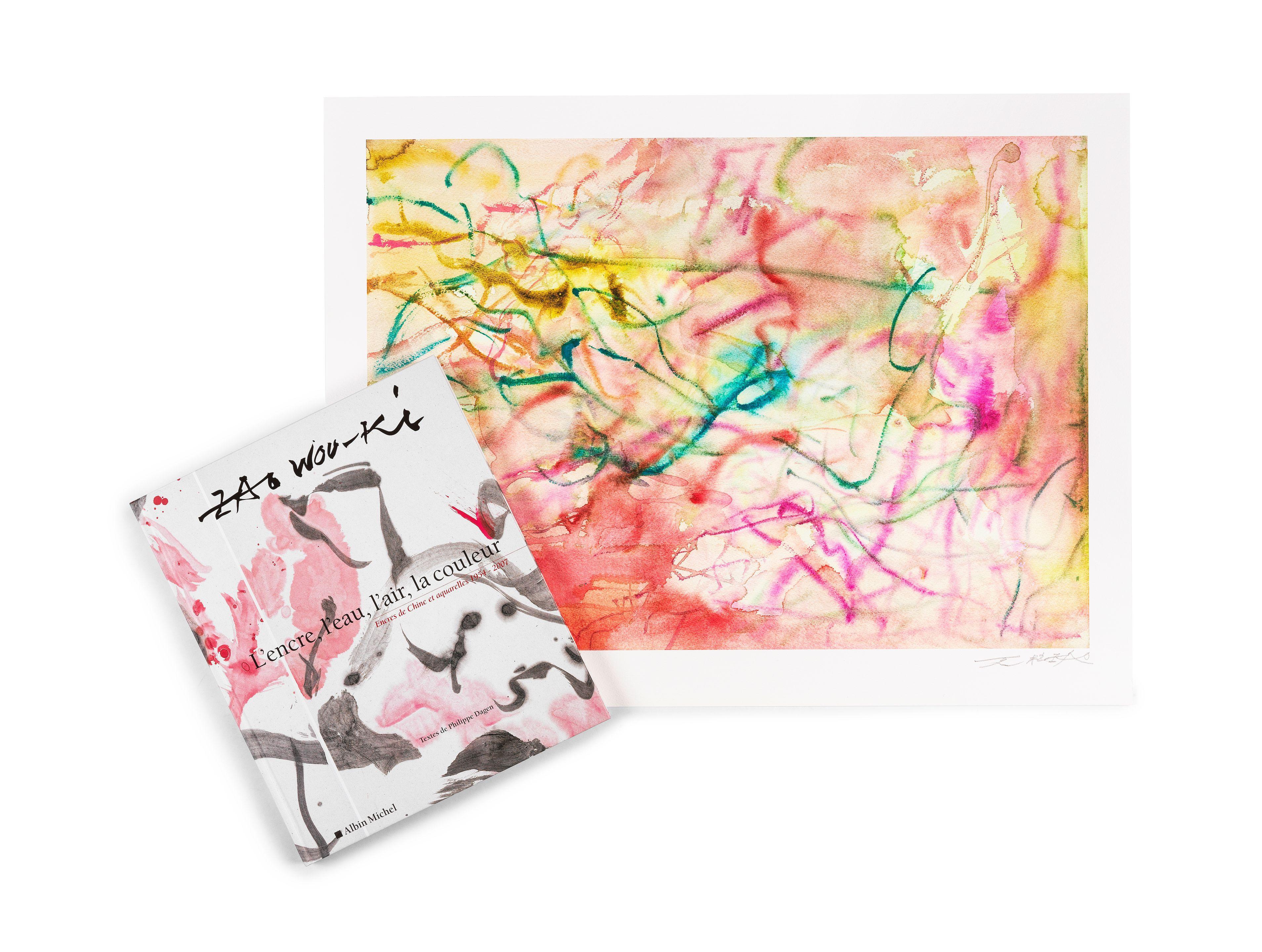 Zao Wou Ki - L\'Encre, L\'Eau, L\'Air, La Couleur, 2008