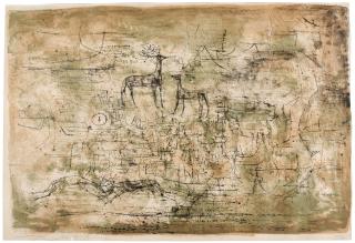 Zao Wou-Ki - Les Cerfs (Å. 76; R. 78)
