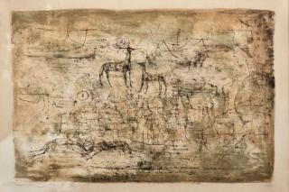 Zao Wou-Ki - Les cerfs (Agerup 76)