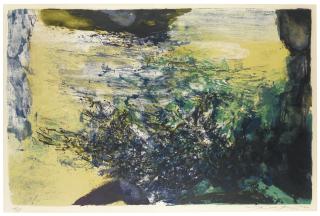 Zao Wou-Ki - Les Petits Bateaux (Jacometti 58; Agerup 84); And Untitled (A. 288)