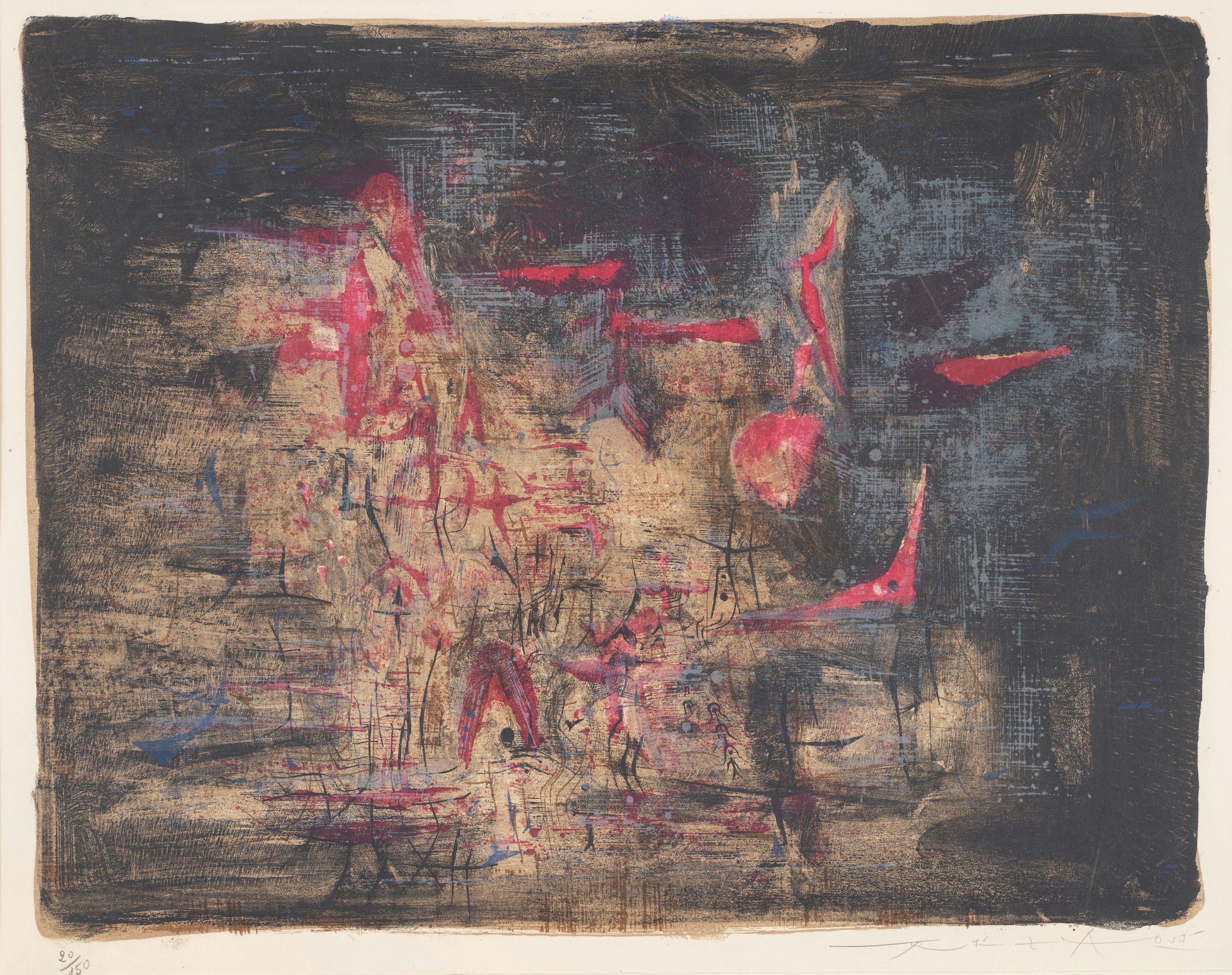 Zao Wou-Ki - Nocturne, 1955