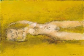 Zao Wou-Ki - Nu Couché (Reclining Nude)